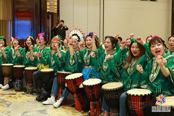 南京非洲鼓主题团建——旭圣员工室内拓展活动 南京非洲鼓主题团建——旭圣员工室内拓展活动