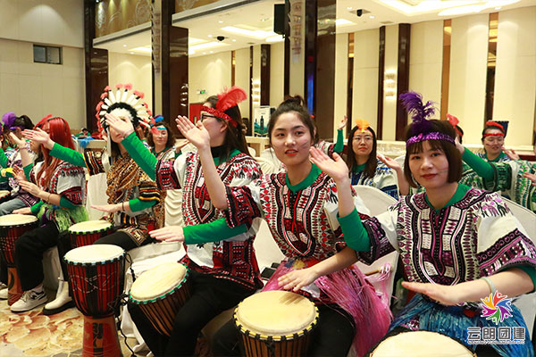 南京非洲鼓主题团建——旭圣员工室内拓展活动 南京非洲鼓主题团建——旭圣员工室内拓展活动